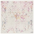 thumbnail image 1 of SAFAVIEH Tulum Ronald Oriental Area Rug, Ivory/Fuchsia, 6'7" x 6'7" Square, 1 of 12