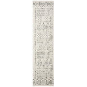 SAFAVIEH Tulum Ronald Distressed Runner, 2 x 21, Ivory/Grey