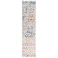 thumbnail image 1 of SAFAVIEH Tulum Ronald Distressed Runner, 2' x 5', Ivory/Fuchsia, 1 of 7