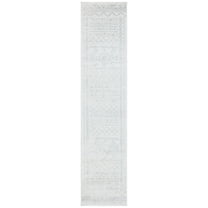 SAFAVIEH Tulum Ronald Distressed Runner, 2' x 8', Ivory/Light Grey