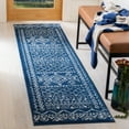 thumbnail image 1 of SAFAVIEH Tulum Ronald Distressed Runner Rug, Navy/Ivory, 2' x 13', 1 of 9