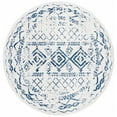 thumbnail image 1 of SAFAVIEH Tulum Ronald Oriental Area Rug, Ivory/Navy, 6'7" x 6'7" Round, 1 of 7