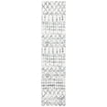 thumbnail image 1 of SAFAVIEH Tulum Selena Distressed Geometric Runner, 2'2" x 9', Ivory/Grey, 1 of 7
