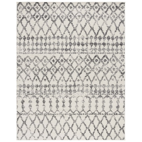 SAFAVIEH Tulum Selena Oriental Area Rug, Ivory/Grey, 8' x 10'