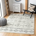 thumbnail image 1 of SAFAVIEH Tulum Tobias Distressed Geometric Area Rug, Ivory/Grey, 5'5" x 7'7", 1 of 9