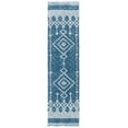 thumbnail image 1 of SAFAVIEH Tunisia Earnestine Geometric Runner Rug, Navy/Ivory, 2' x 8', 1 of 8