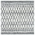 thumbnail image 1 of SAFAVIEH Tunisia Ermintrude Geometric Area Rug, Ivory/Black, 6'7" x 6'7" Square, 1 of 7