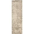 thumbnail image 1 of SAFAVIEH Tunisia Kisha Overdyed Geometric Runner Rug, Ivory, 2'6" x 8', 1 of 4