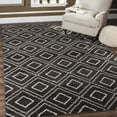 thumbnail image 1 of SAFAVIEH Tunisia Mandy Geometric Diamonds Area Rug, Anthracite/Cream, 3' x 5', 1 of 5