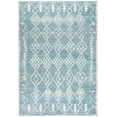 thumbnail image 1 of SAFAVIEH Tunisia Velasco Geometric Area Rug, Aqua/Ivory, 5'3" x 7'7", 1 of 7