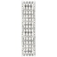 thumbnail image 1 of SAFAVIEH Tunisia Velasco Geometric Runner Rug, Ivory/Black, 2' x 8', 1 of 7