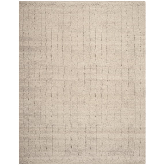 SAFAVIEH Tunisia Vivian Striped Area Rug, Ivory, 10' x 14'