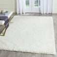 thumbnail image 1 of SAFAVIEH Ultimate Atanas Solid Plush Polyester Shag Area Rug, Ivory, 5' x 8', 1 of 5