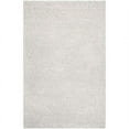 thumbnail image 1 of SAFAVIEH Ultimate Atanas Solid Plush Polyester Shag Area Rug, Silver/Ivory, 4' x 6', 1 of 3