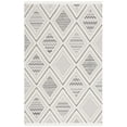 thumbnail image 1 of SAFAVIEH Urban Conchur High Low Trellis Chevron with Fringe Area Rug, Grey/Ivory, 9' x 12', 1 of 8