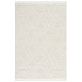 thumbnail image 1 of SAFAVIEH Urban Drew High Low Trellis with Fringe Area Rug, Ivory, 8' x 10', 1 of 8