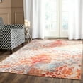 thumbnail image 1 of SAFAVIEH Valencia Anastasia Floral Polyester Area Rug, Multi, 5' x 8', 1 of 6