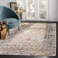 thumbnail image 1 of SAFAVIEH Valencia Angelle Distressed Oriental Polyester Area Rug, Blue/Multi, 8' x 10', 1 of 9