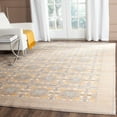 thumbnail image 1 of SAFAVIEH Valencia Arielle Border Polyester Area Rug, Light Grey/Multi, 8' x 10', 1 of 6