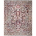 thumbnail image 1 of SAFAVIEH Valencia Autumn Distressed Oriental Polyester Area Rug, Ivory/Red, 8' x 10', 1 of 6
