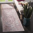 thumbnail image 1 of SAFAVIEH Valencia Autumn Distressed Oriental Polyester Runner Rug, Ivory/Red, 2'3" x 8', 1 of 7