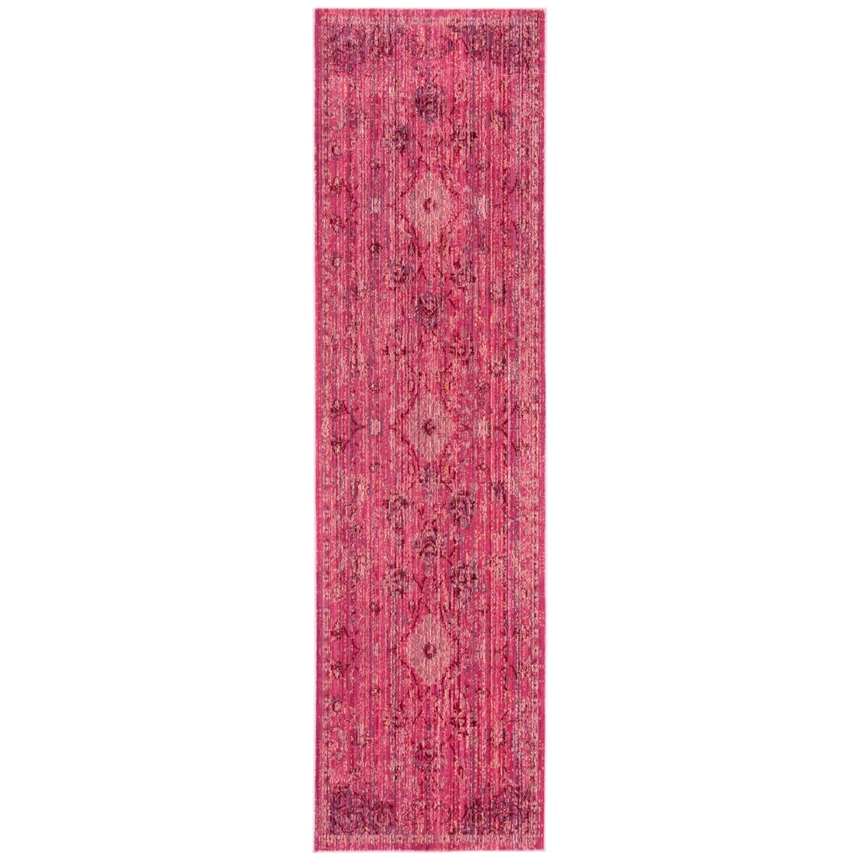 Polyester Runner Rugs SAFAVIEH Valencia Briar Traditional Polyester Runner Rug, Red, 2'3