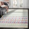 thumbnail image 1 of SAFAVIEH Valencia Cathleen Floral Polyester Area Rug, Light Blue/Multi, 5' x 8', 1 of 9