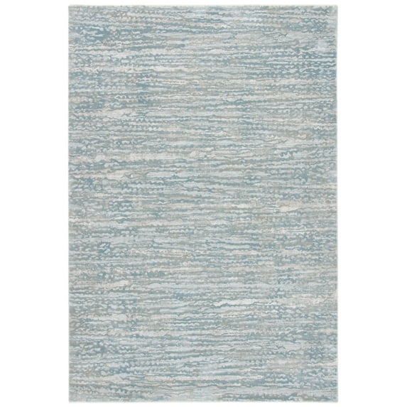 SAFAVIEH Valencia Charmaine Abstract Area Rug, Light Grey/Blue, 8' x 10'