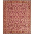 thumbnail image 1 of SAFAVIEH Valencia Cionadogh Floral Bordered Polyester Area Rug, Pink/Multi, 8' x 10', 1 of 6