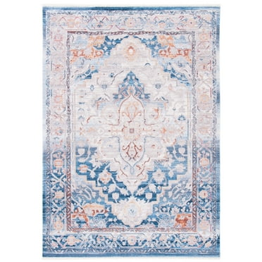 SAFAVIEH Valencia Collection VAL490M Blue / Gold Rug