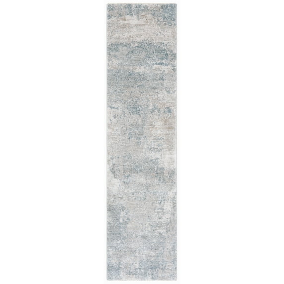 Safavieh Valencia Barrett Abstract Runner Rug, Light Gray/Blue, 2' x 8'