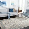 thumbnail image 1 of Safavieh Valencia Renae Medallion Polyester Area Rug, Ivory/Blue, 9' x 12', 1 of 11