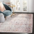 thumbnail image 1 of SAFAVIEH Valencia Dafina Distressed Oriental Polyester Area Rug, Grey/Red, 8' x 10', 1 of 9