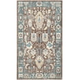 thumbnail image 1 of SAFAVIEH Valencia Estelle Oriental Polyester Area Rug, Chocolate/Alpine, 3' x 5', 1 of 7