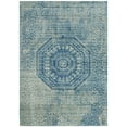 thumbnail image 1 of SAFAVIEH Valencia Fergal Transitional Polyester Area Rug, Blue/Multi, 5' x 8', 1 of 10