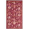 thumbnail image 1 of SAFAVIEH Valencia Gemma Abstract Polyester Area Rug, Fuchsia/Multi, 3' x 5', 1 of 6