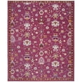 thumbnail image 1 of SAFAVIEH Valencia Gemma Abstract Polyester Area Rug, Fuchsia/Multi, 6' x 9', 1 of 6