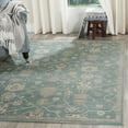 thumbnail image 1 of SAFAVIEH Valencia Gemma Abstract Polyester Area Rug, Steel Blue, 4' x 6', 1 of 7