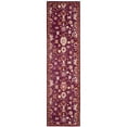 thumbnail image 1 of SAFAVIEH Valencia Gemma Abstract Polyester Runner Rug, Fuchsia/Multi, 2'3" x 8', 1 of 6