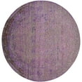 thumbnail image 1 of SAFAVIEH Valencia Gracelyn Abstract Polyester Area Rug, Lavender/Multi, 6'7" x 6'7" Round, 1 of 9