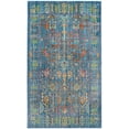 thumbnail image 1 of SAFAVIEH Valencia Grigor Traditional Polyester Area Rug, Blue/Multi, 2' x 3', 1 of 6