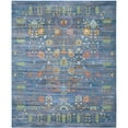 thumbnail image 1 of SAFAVIEH Valencia Grigor Traditional Polyester Area Rug, Blue/Multi, 8' x 10', 1 of 10