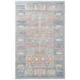 thumbnail image 1 of SAFAVIEH Valencia Grigor Traditional Polyester Area Rug, Grey/Multi, 4' x 6', 1 of 9