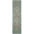 thumbnail image 1 of SAFAVIEH Valencia Grigor Traditional Polyester Runner Rug, Steel Blue, 2'3" x 10', 1 of 11