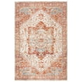 thumbnail image 1 of SAFAVIEH Valencia James Oriental Polyester Area Rug, Ivory/Rust, 4' x 6'2", 1 of 8