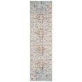thumbnail image 1 of SAFAVIEH Valencia Joyce Bordered Oriental Polyester Runner Rug, Blue/Multi, 2'3" x 8', 1 of 9