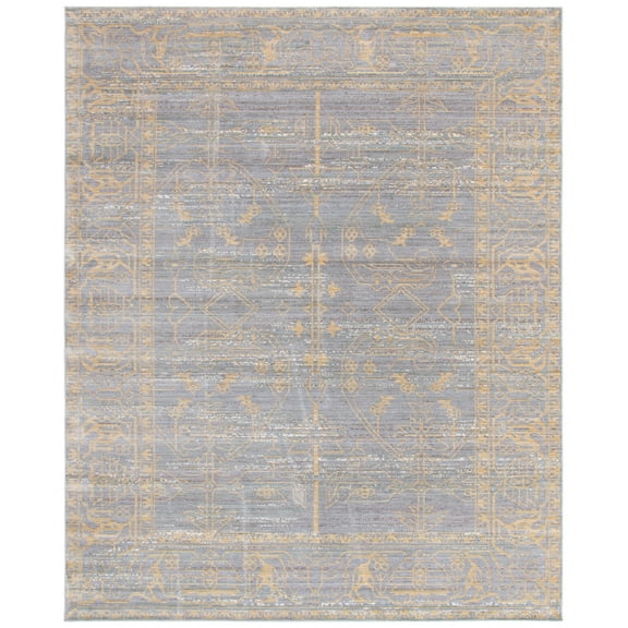 Safavieh SAFAVIEH Valencia Collection VAL104E Grey / Gold Rug