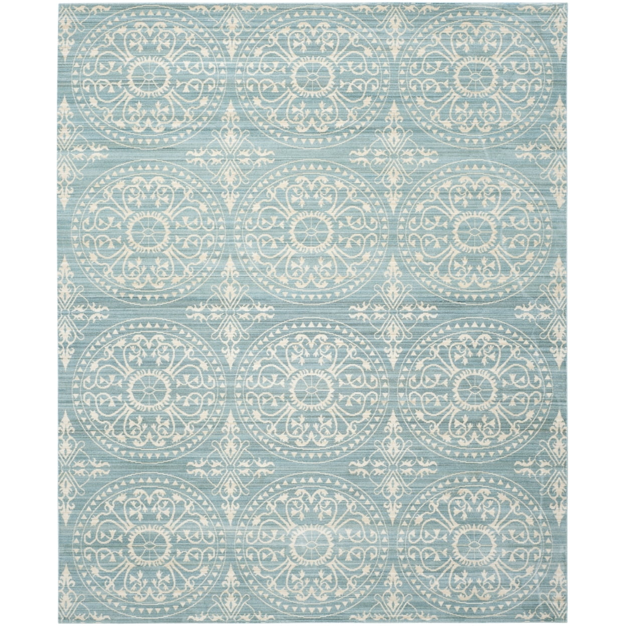 Alpine Cream Reversible Synthetic 4' x 6' Easy Care Rug