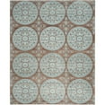 thumbnail image 1 of SAFAVIEH Valencia Larry Medallion Polyester Area Rug, Brown/Alpine, 9' x 12', 1 of 6