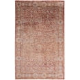 thumbnail image 1 of SAFAVIEH Valencia Maria Oriental Polyester Area Rug, Rust/Teal, 4' x 6'2", 1 of 8